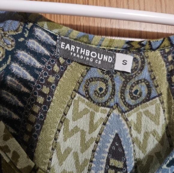 Earthbound Trading Co. Bell Sleeve Maxi Dress! - Picture 2 of 6